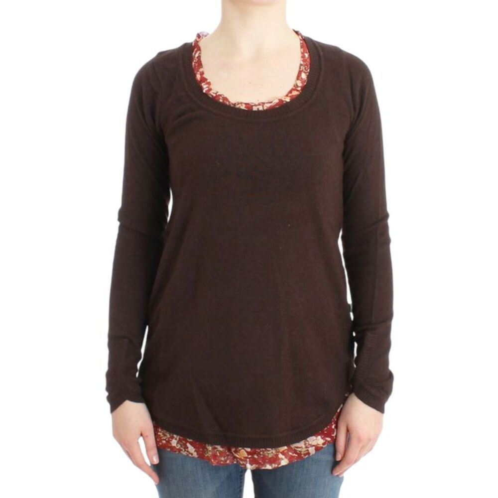 Cavalli Brown crewneck Women's sweater